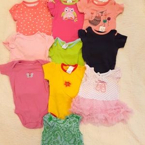 3-6 month girl short sleeve